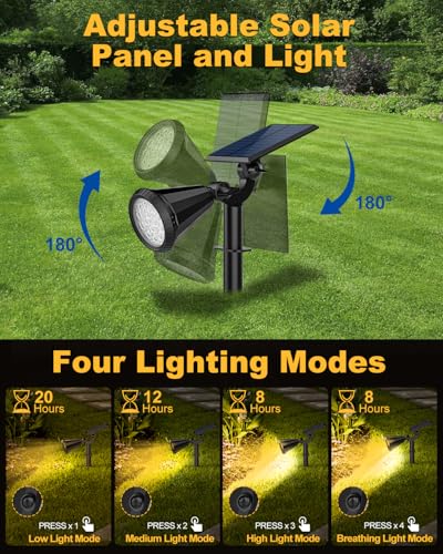 Solar Spot Lights Outdoor (8 Count)