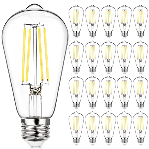 Vintage LED Edison Bulb Dimmable 60W Equivalent E26 Led Bulbs (20 Count)