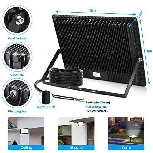 500W 2pack LED Flood Light Outdoor (2 Count)
