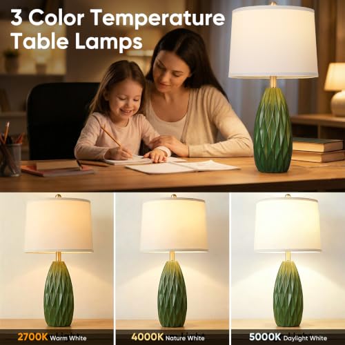 Modern Resin Table Lamp Set of 2 (2 Count)