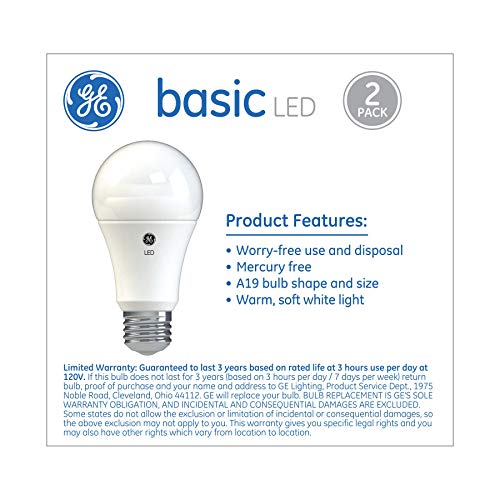 Basic LED Light Bulbs (2 Count)