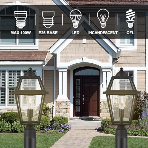 Large Outdoor Post Light Fixture