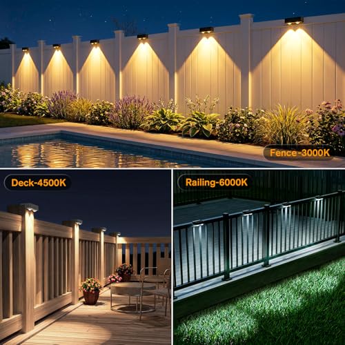 Solar Deck Lights Outdoor 20 Pack (20 Count)