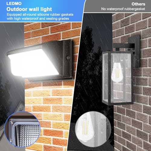 150W Wall Pack Lights Outdoor with Photocell Dusk to Dawn 4 Pack (4 Count)