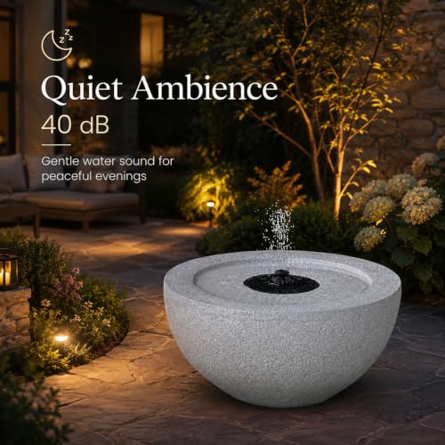 Solar Powered Outdoor Water Fountain