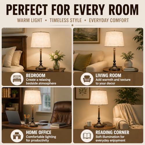 drum lamp shades Set of 2 for table lamps