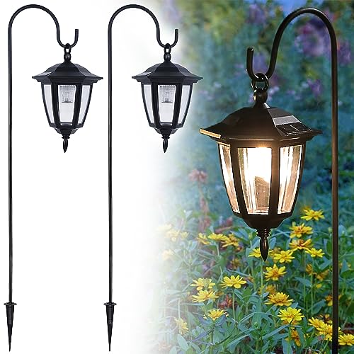 2 Pack Solar Hanging Lights Outdoor (2 Count)