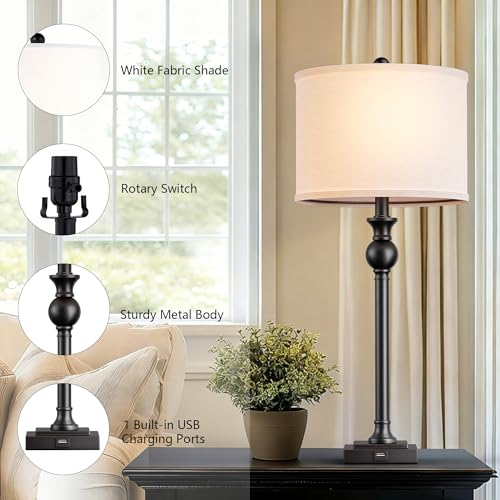 Traditional Buffet Lamp Set of 2 (2 Count)