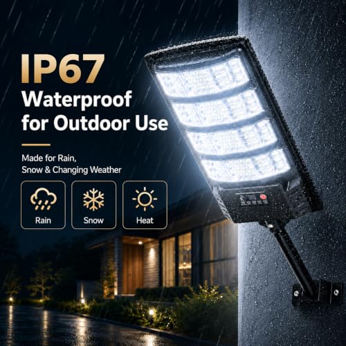 Solar Security Lights Outdoor (2 Count)