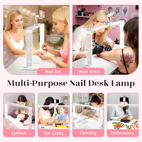 Half Moon Light for Nail Desk