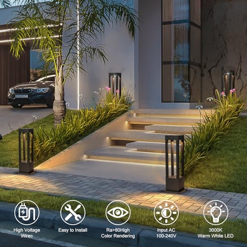 Landscape Pathway Lights for Outdoor Lamp Post Lanterns