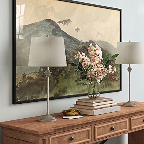 Farmhouse Buffet Table Lamps Set of 2 for Living Room (2 Count)