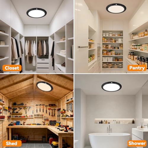 2Pack Rechargeable LED Ceiling Light (2 Count)