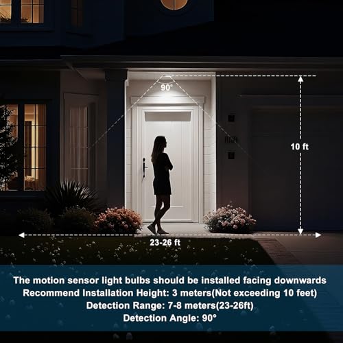 Motion Sensor Light Bulbs (4 Count)