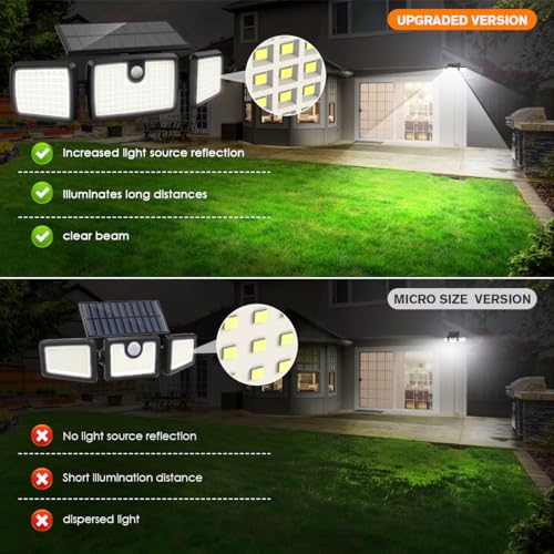 Solar Lights Outdoor (2 Count)