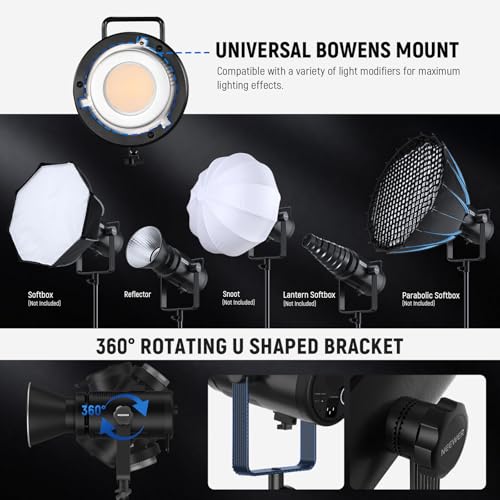 CB200C 200W RGBWW COB LED Video Light