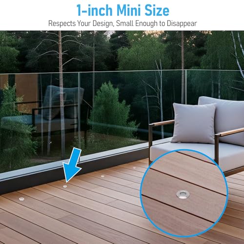 12 Pack 3000K Recessed Low Voltage Deck Light (12 Count)