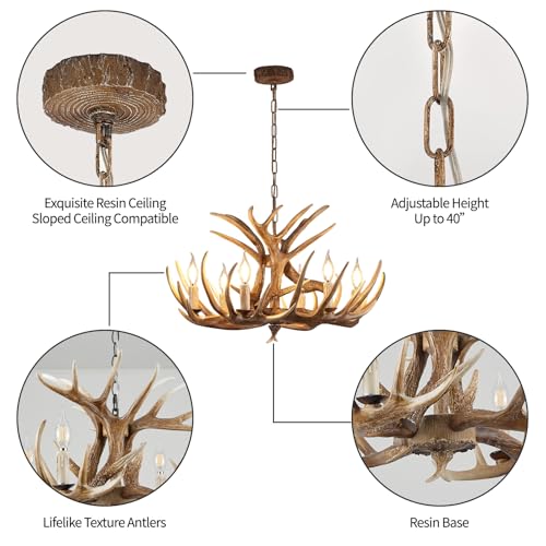 Deer Antler Chandelier Lighting