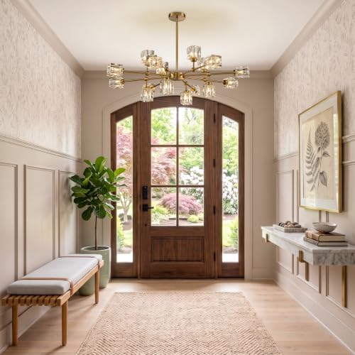 Sputnik Crystal Chandelier with 16