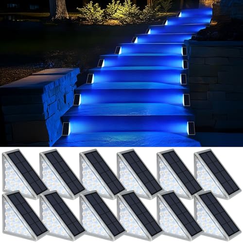 12 Pack Solar Stair Lights (12 Count)
