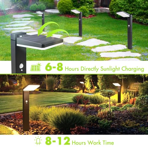 Solar Pathway Lights Outdoor Waterproof (2 Count)