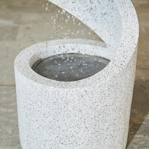 Outdoor Water Fountain with LED Light