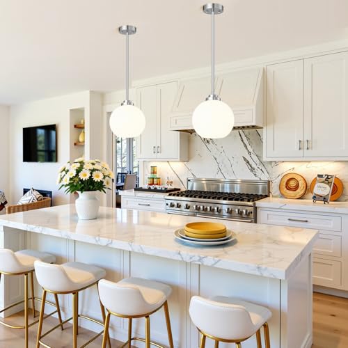 2 Pack Globe Pendant Lights (2 Count)