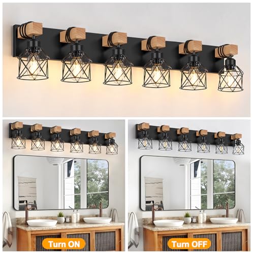 6 Light Bathroom Vanity Light