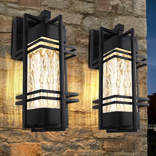 15" Outdoor Porch Light Fixtures Wall Mount (2 Count)