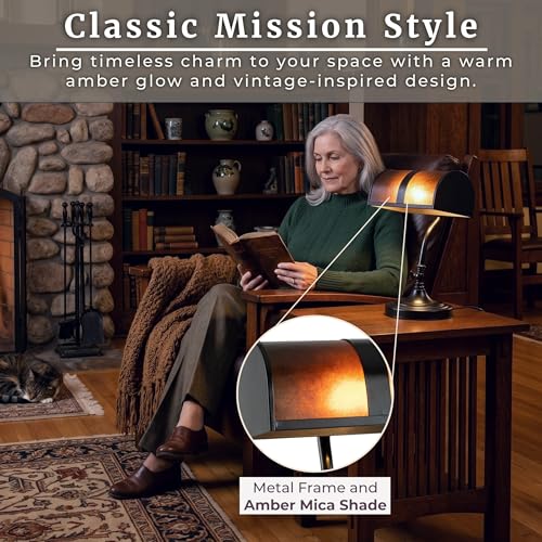 Mission Style Bankers Desk Lamp