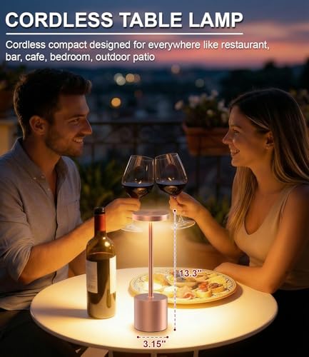 Cordless Table Lamps Rechargeable Set of 2