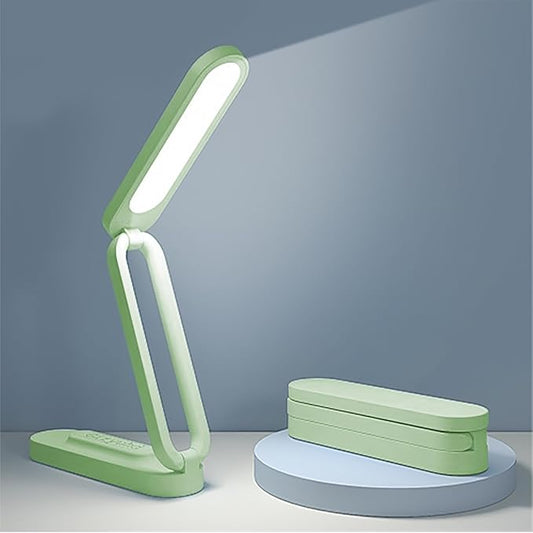 LED Desk Lamp for Office Home & Battery Operated Lamp Rechargeable Lamp Foldable & Portable Light, LED Desk Light Strip, 3 Brightness Dimmable Small Desk Lamp Wireless Reading Lamp - Aura Lighting