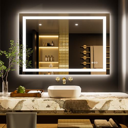 40"X28" LED Bathroom Mirror with Lights
