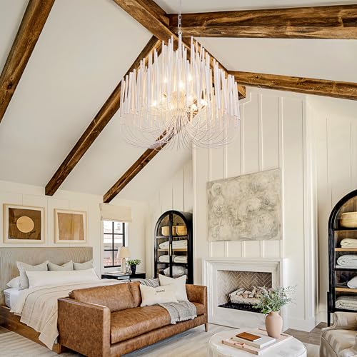 Modern Farmhouse Chandelier for Dining Room 36"