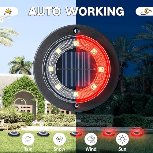 Solar Lights Outdoor Waterproof (12 Count)