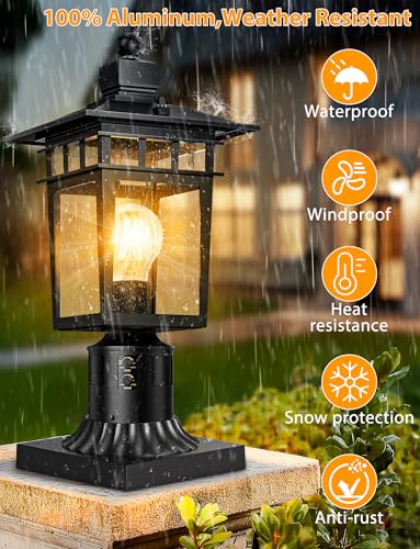 360° Motion Sensor Outdoor Post Lights