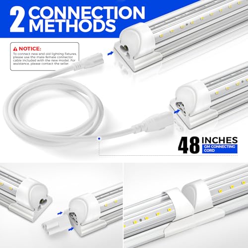 T8 LED Shop Lights 8FT (4 Count)