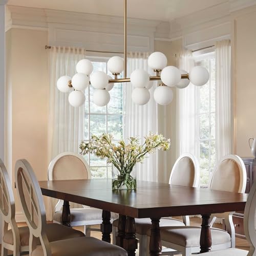 Mid Century Modern Chandelier Gold Linear Sputnik Chandeliers 16