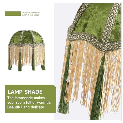 Lampshade with tassels