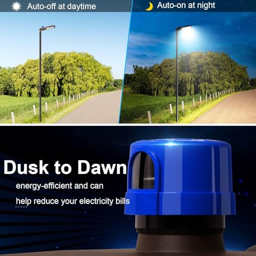 300W LED Parking Lot Light Dusk to Dawn Photocell 36000LM 5000K 3Pack (3 Count)