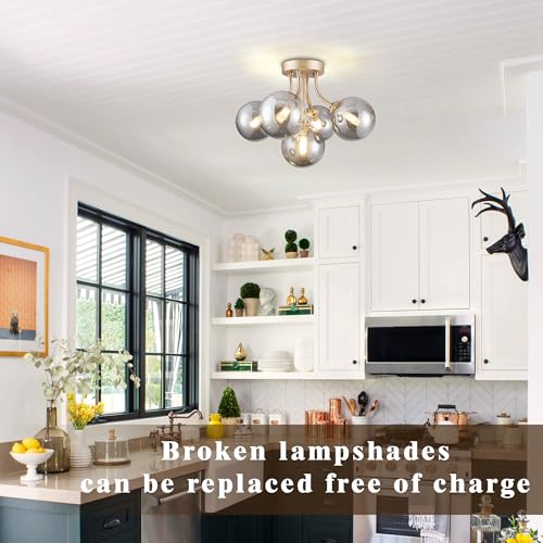 Sputnik Ceiling Light Fixture 5