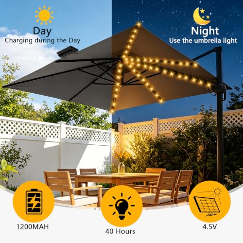 Solar Umbrella Lights Outdoor