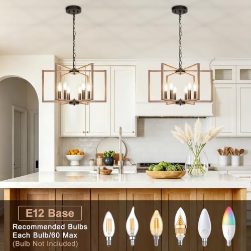 6 Light Rustic Chandelier