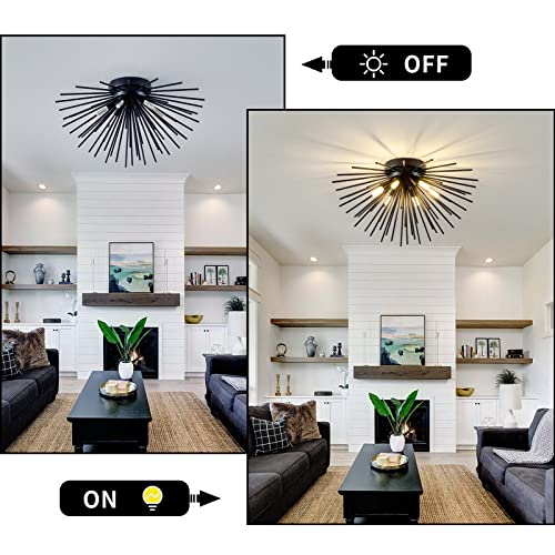 Black Flush Mount Ceiling Lights