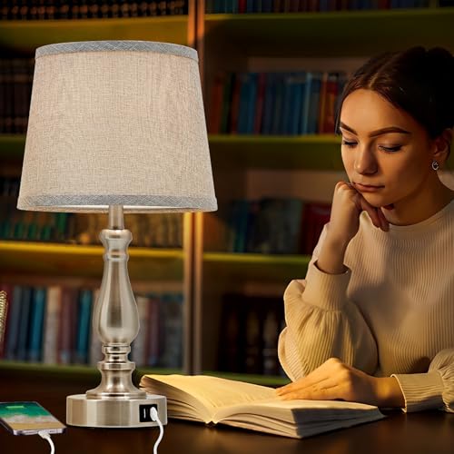 Table Lamps for Bedroom Set of 2 (2 Count)
