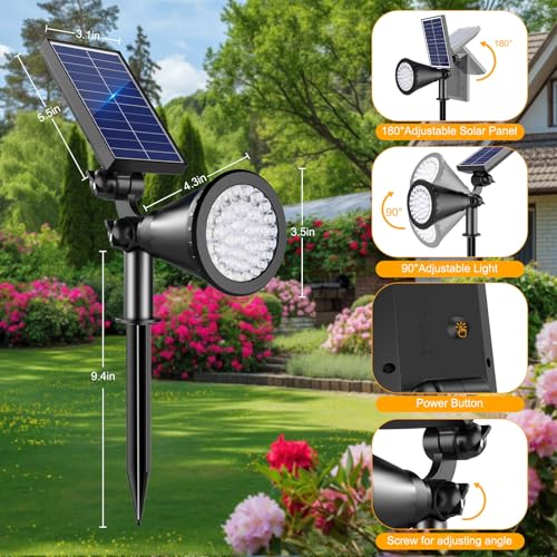 Solar Lights Outdoor Waterproof Spot Lights