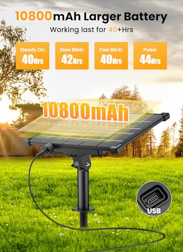208FT 102LED Solar String Lights Outdoor with Remote & USB Port (208 Foot)