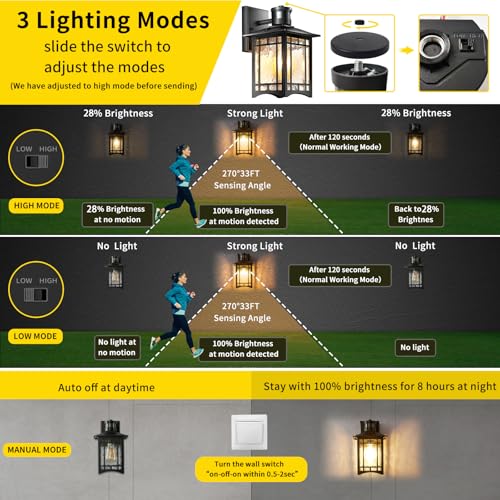 Motion Sensor Outdoor Lights