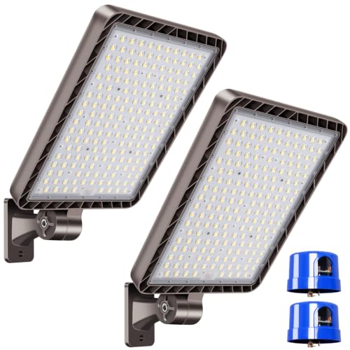 480W LED Parking Lot Light Dusk to Dawn Photocell 5000K 2Pack (2 Count)