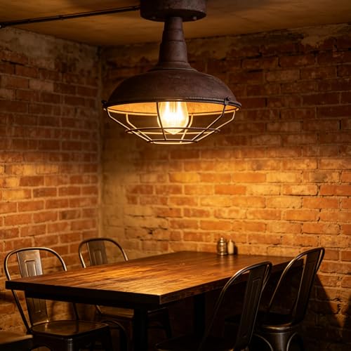 Semi Flush Mount Ceiling Light Barn Style Light Fixtures